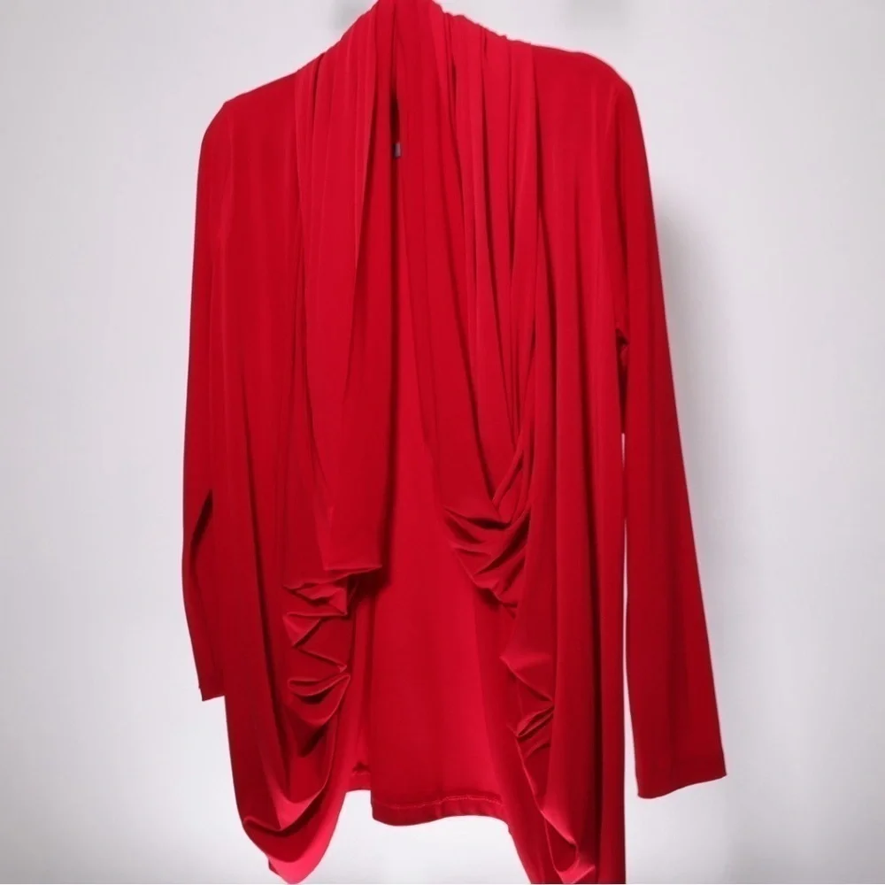 Like new Norma Kamali open flowy long cardigan, size XS - Picture 3 of 16